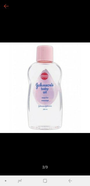 Gohnsons Baby Oil 200ml