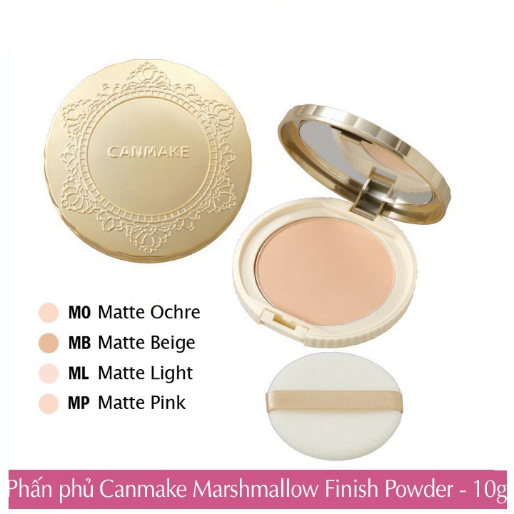 Phấn phủ Canmake MarshMallow Finish Powder SPF26.PA++ - Nhật Bản chính hãng