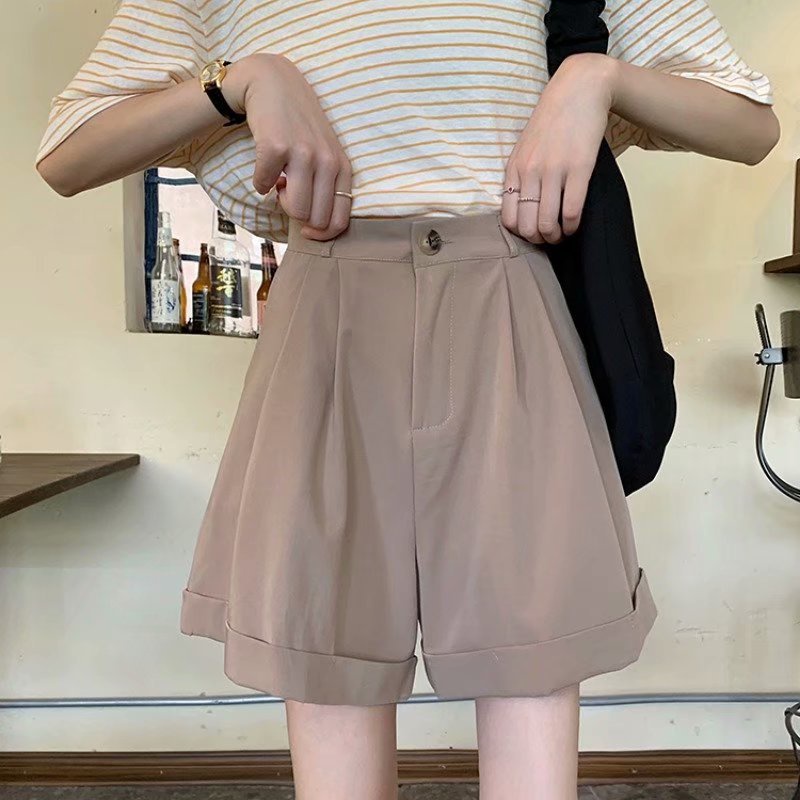 Quần Short Nữ Gập Gấu Cá Tính