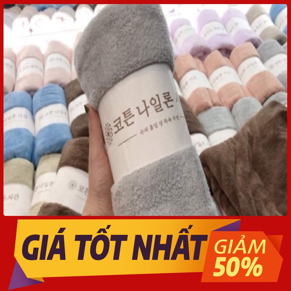 [Sale toàn shop] Khăn tắm bông cao cấp xuất Hàn