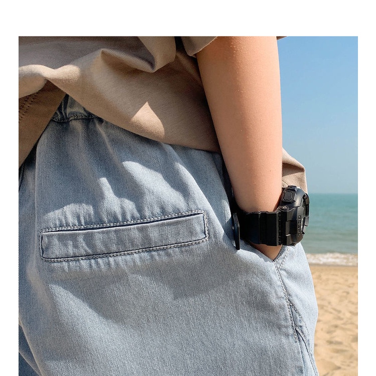 [Babycat Hàng Có Sẵn Quần Denim Tencel Phong Cách Hàn Quốc Nhật Bản Mỏng Cỡ Lớn Chống Muỗi Phong Cách Mùa Hè Mới Dành Cho Bé Trai 2022