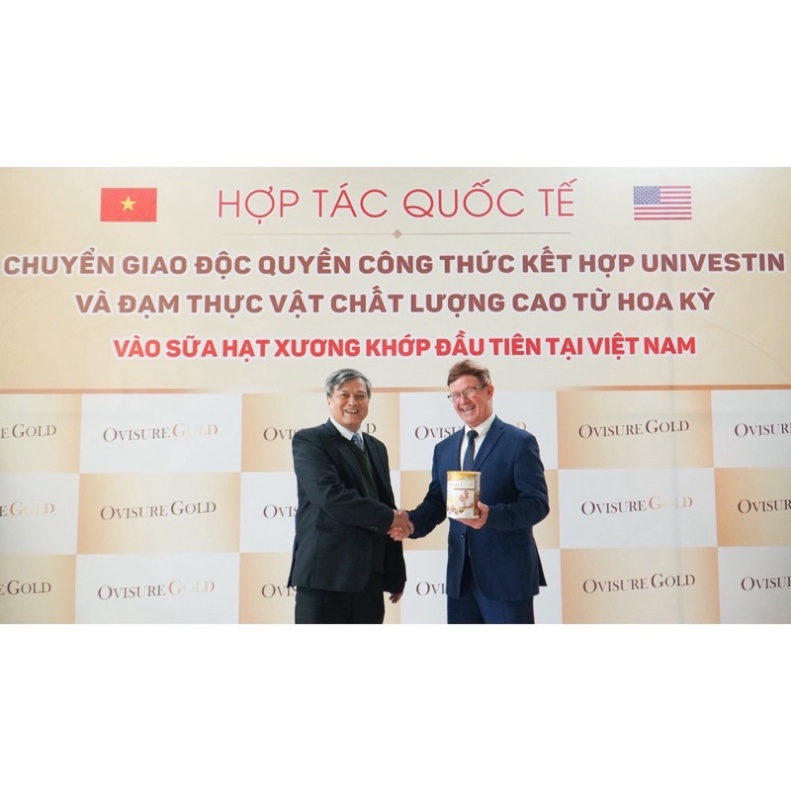 Sữa hạt xương khớp Ovisure Gold hộp 650g chính hãng date mới