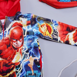 Áo khoác siêu anh hùng SIÊU NHÂN TIA CHỚP FLASH comic