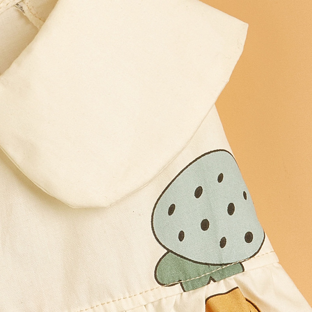 Đầm Tay Ngắn In Họa Tiết Dễ Thương Thời Trang Mùa Hè Cho Thú Cưng