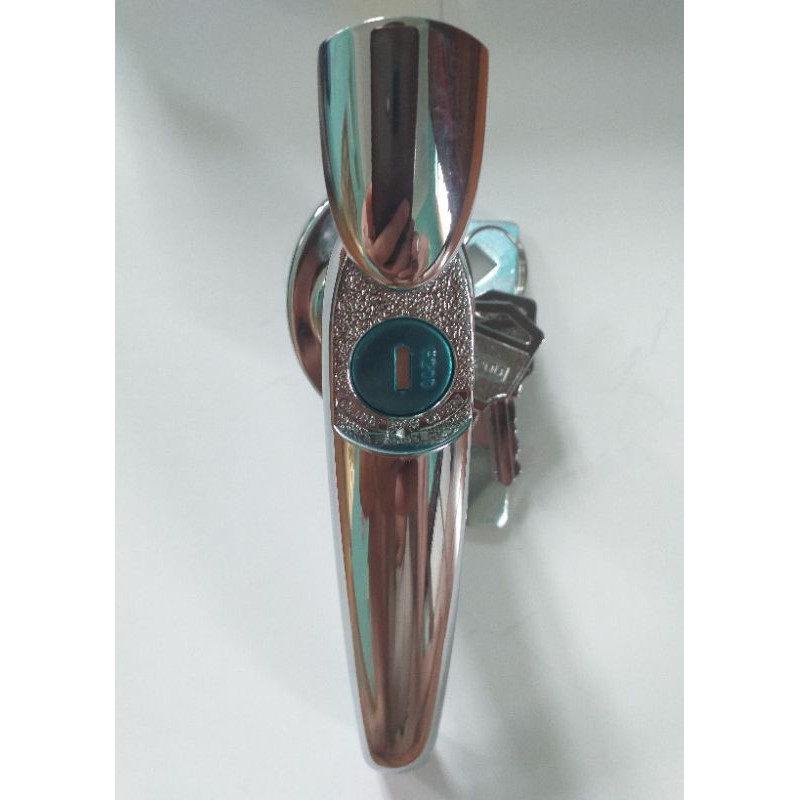 Khóa tủ điện MS308-1-1 loại lớn dài 12cm- Khóa tay xoay lớn mạ chrome MS308-1-1 dài 12cm