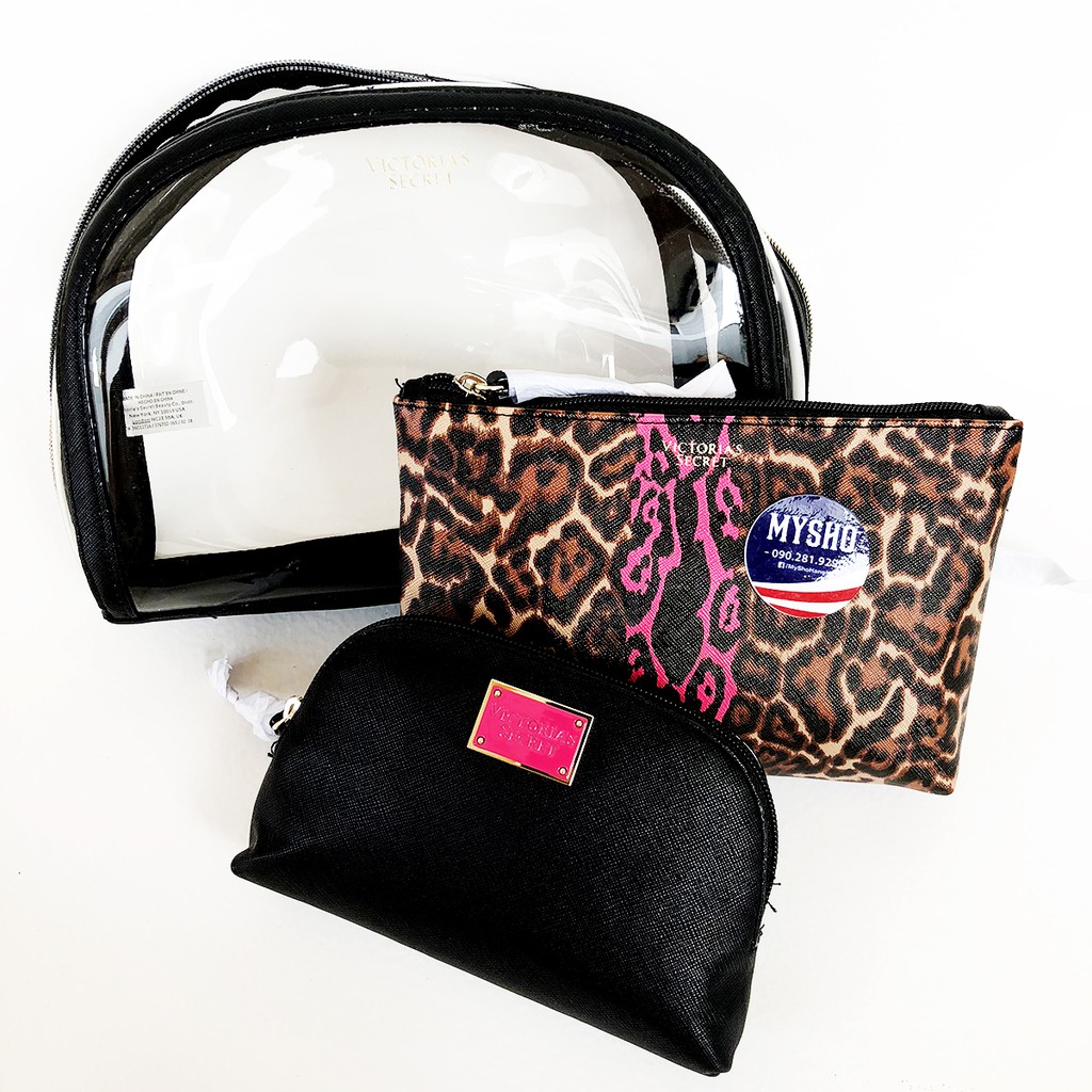 Túi mỹ phẩm Victoria's Secret USA - gồm 3 túi