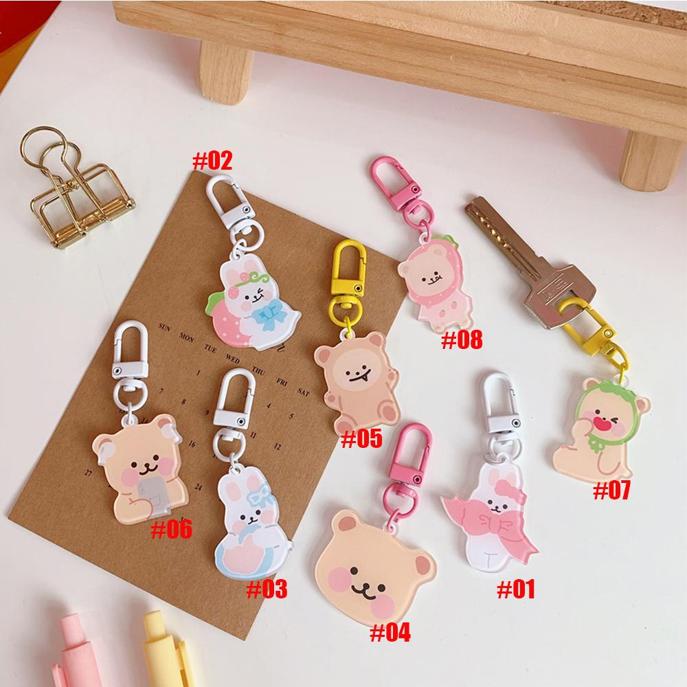 LANFY Vỏ Bọc Hộp Sạc Tai Nghe Hình Gấu Dễ Thương Cho Học Sinh