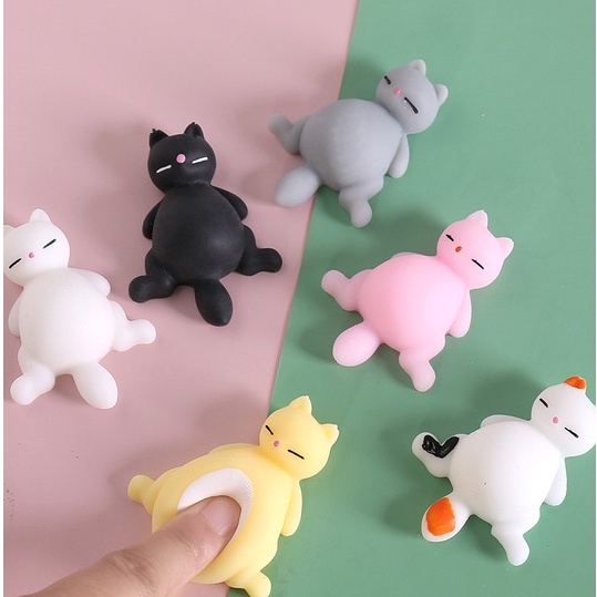 Squishy mềm dẻo slime mochi hình động vật cute dễ thương đồ chơi giảm stress E314