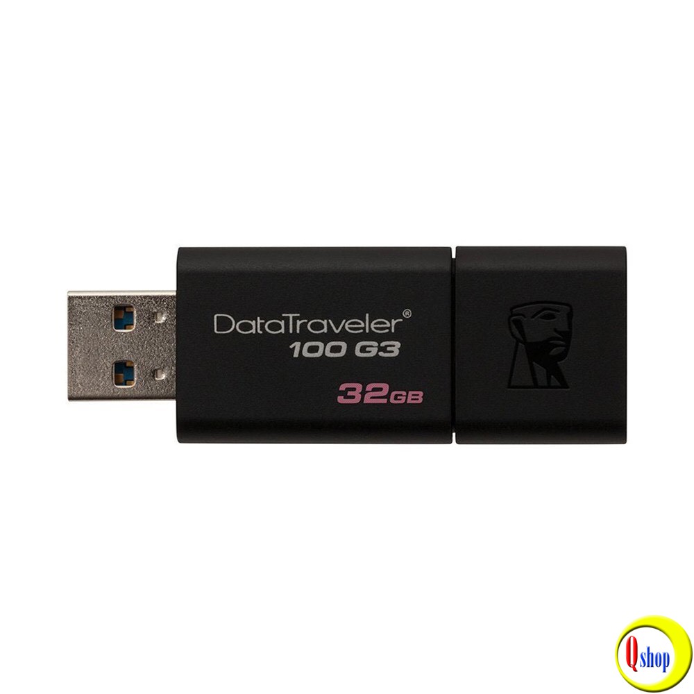 [Mã ELFLASH5 giảm 20K đơn 50K] USB Kingston DT100G3 32GB nắp trượt tốc độ upto 100MB/s - Chính hãng | BigBuy360 - bigbuy360.vn