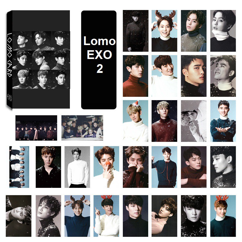 Thẻ Lomo EXO siêu đẹp