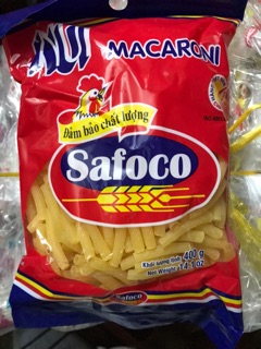 Nui ống lớn Macaroni Safoco gói 400g