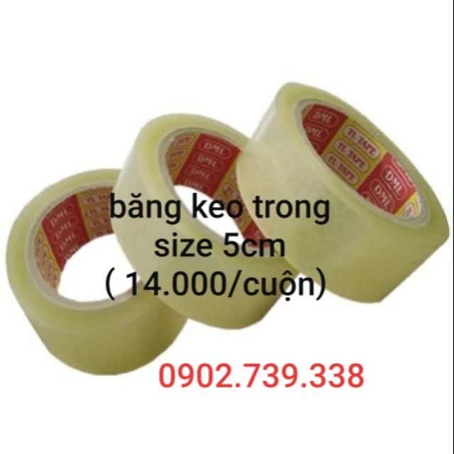 Loại băng keo trong suốt