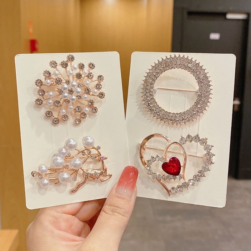 Ghim Cài Áo Kim Loại Cao Cấp Phong Cách Hàn Quốc