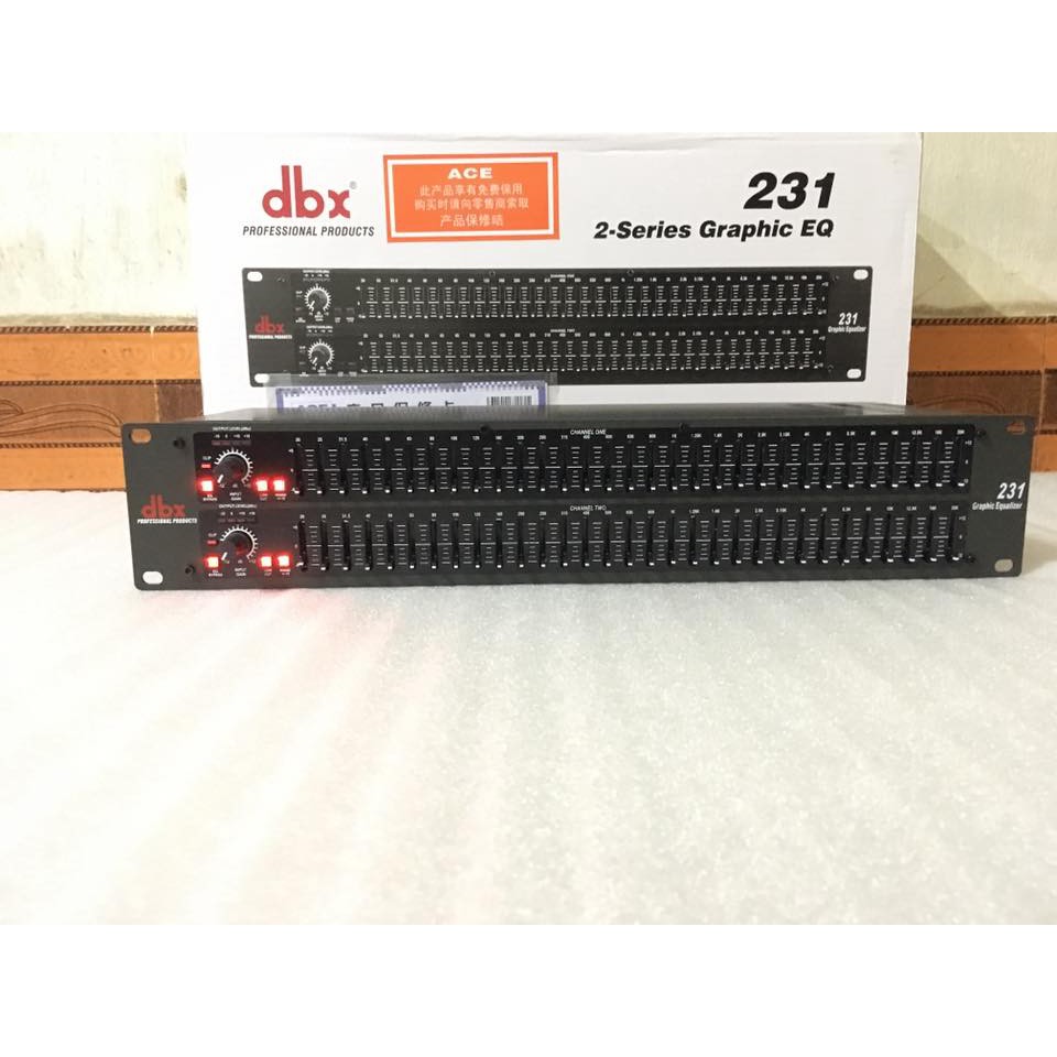 Lọc xì equalizer dbx 231 - lọc âm karaoke + TẶNG DÂY CANON CAO CẤP