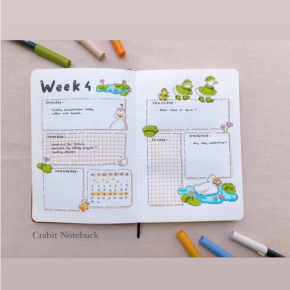 [GIẢM SÂU] Sổ ruột Dot Crabit Notebuck - Mặt người - sổ dotgrid