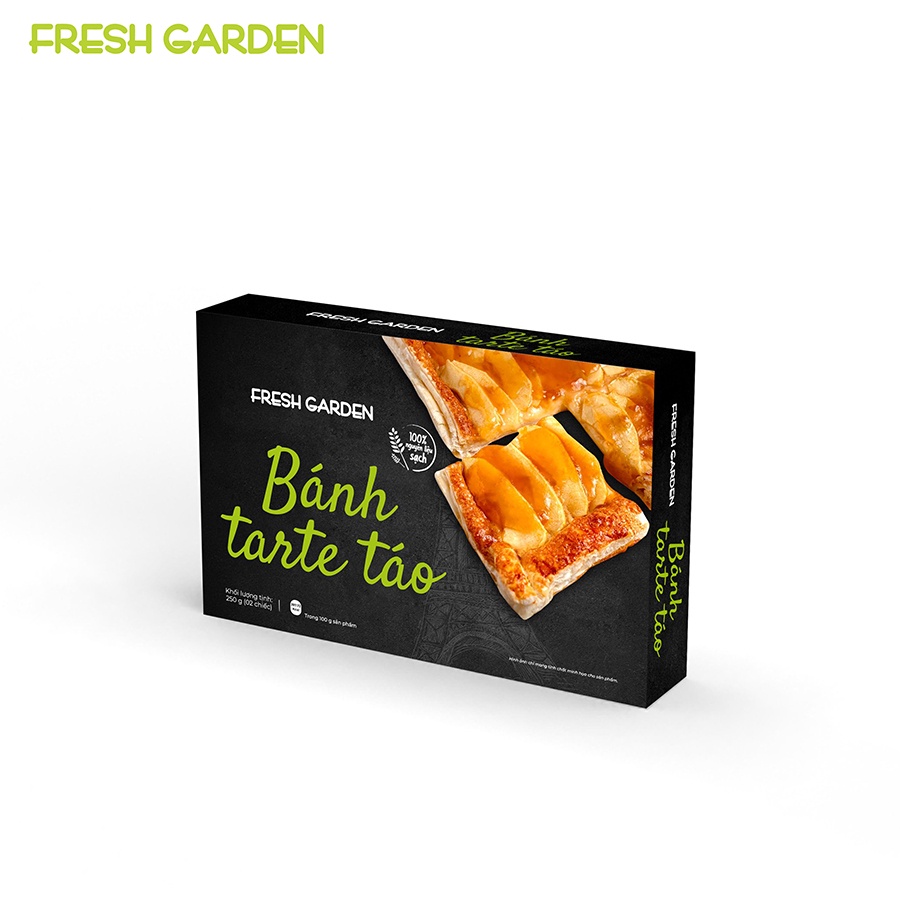 Bánh Tart FRESH GARDEN Nhân Táo Giàu Dinh Dưỡng Hương Vị Thơm Ngon 250g