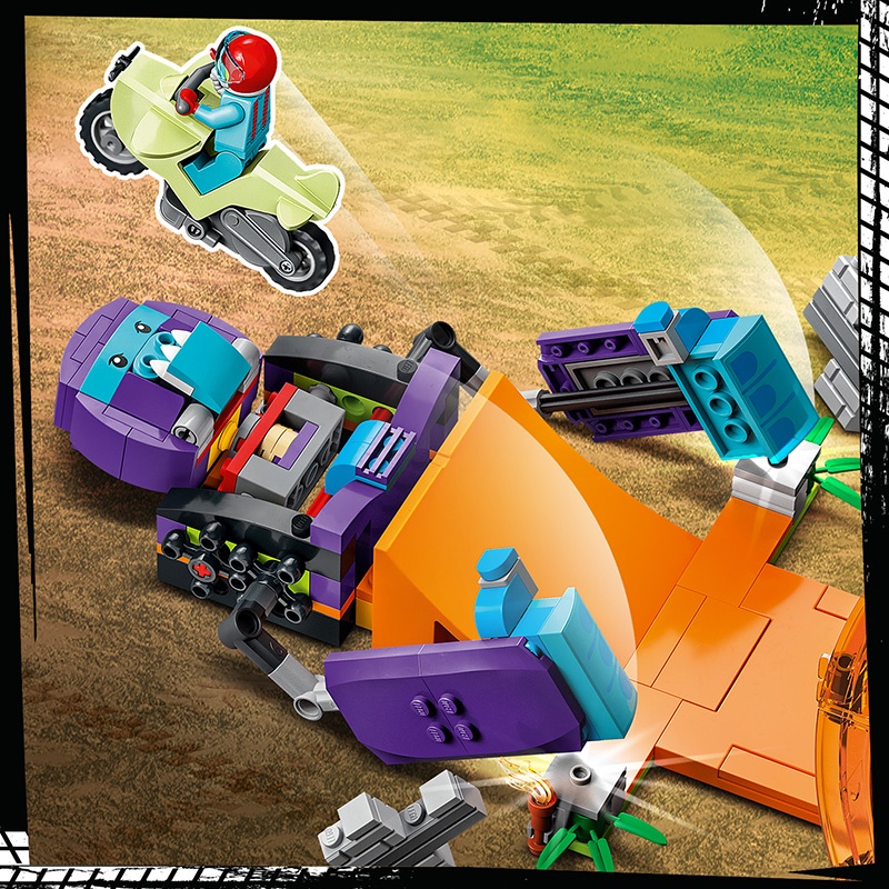 Đồ Chơi LEGO Vòng Đua Máy Đập King Kong 60338 (226 chi tiết)