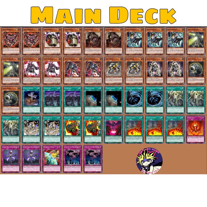 [ BÀI IN YUGIOH ] SCRAP DECK 60 LÁ