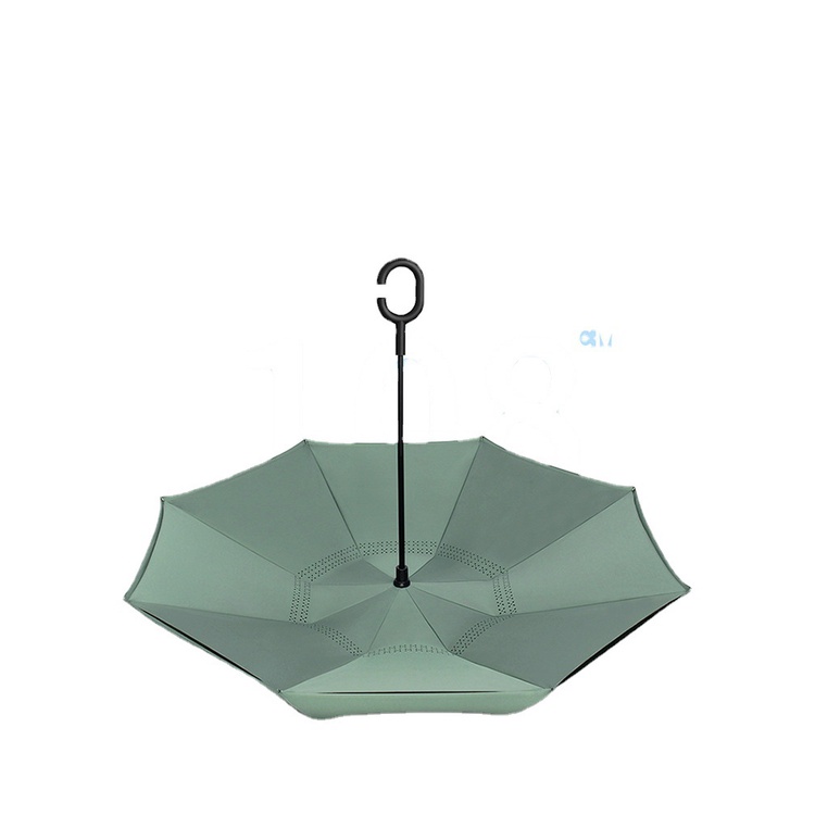 Ô dù xe đảo ngược ô dài xử lý ô ô nam đôi quá khổ ô tự động chống gió đôi lớn sáng tạo thẳng thẳng ô dù nữ