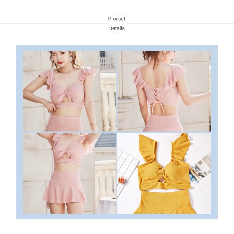 Bộ Đồ Bơi Hai Mảnh Thời Trang Mùa Xuân Cho Nữ