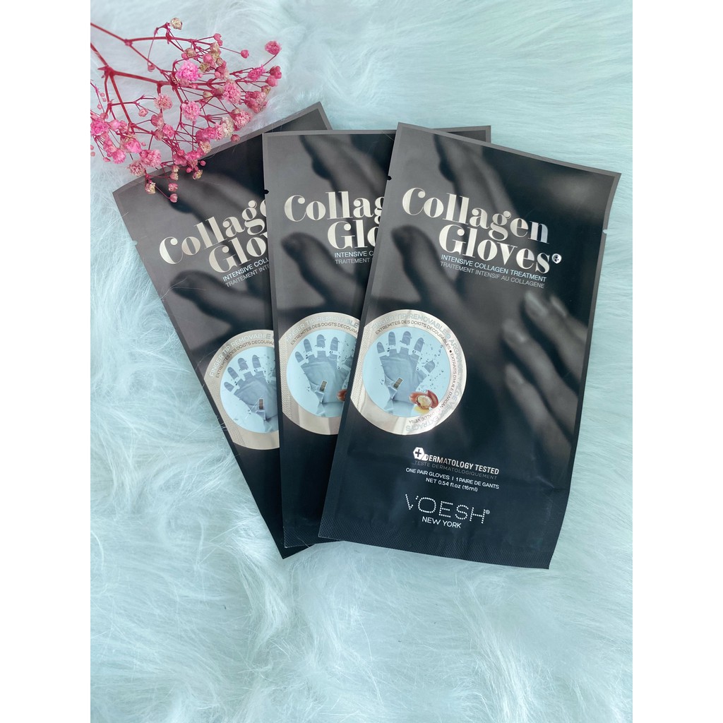 Mặt nạ dưỡng tay mềm mịn Voesh Collagen Gloves