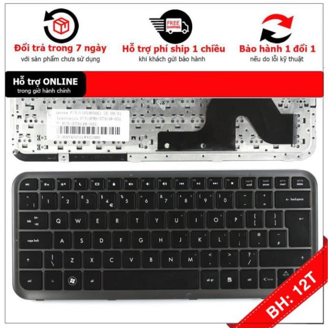 [BH12TH] Bàn Phím Laptop HP DM3-1000 DM3-1100 DM3-2000 DM3-2100 DM3-3000 DM3-3100 Loại Có Khung- Mới 100%