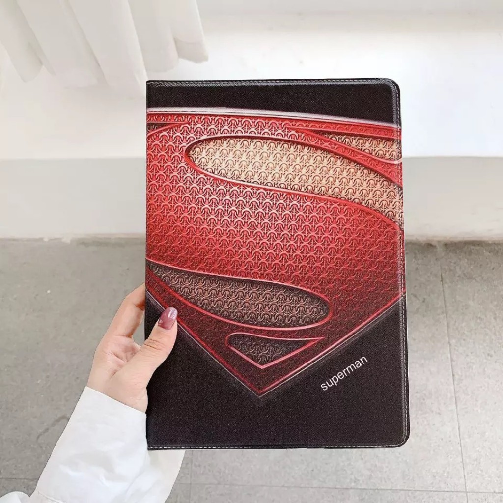 Bao da ipad Silicon hình Superman chất đẹp (Full đời ipad) iPad Pro 11''/9.7/10.5/Air 3/10.2 gen7/8...Mart Case