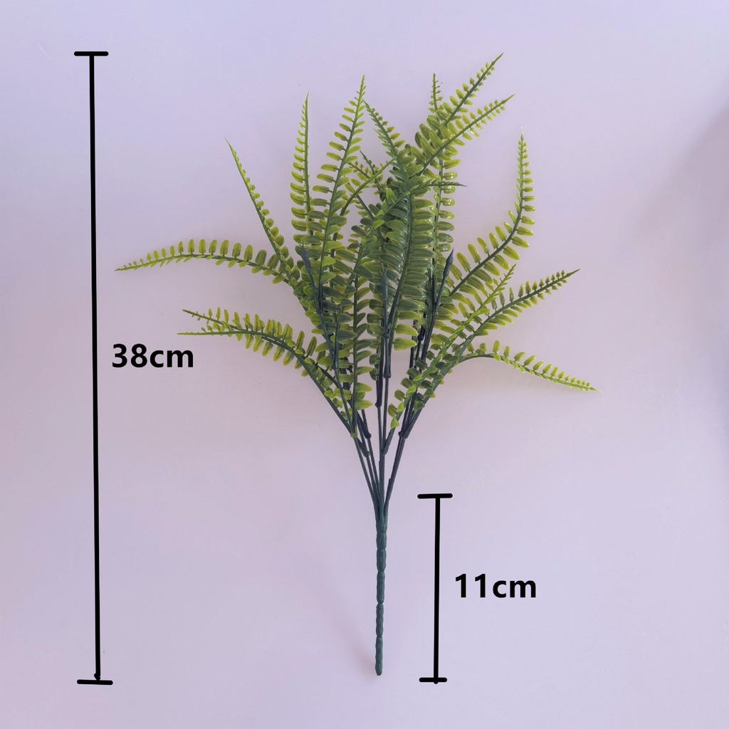 Cành lá dương xỉ VI037 , hoa giả trang trí