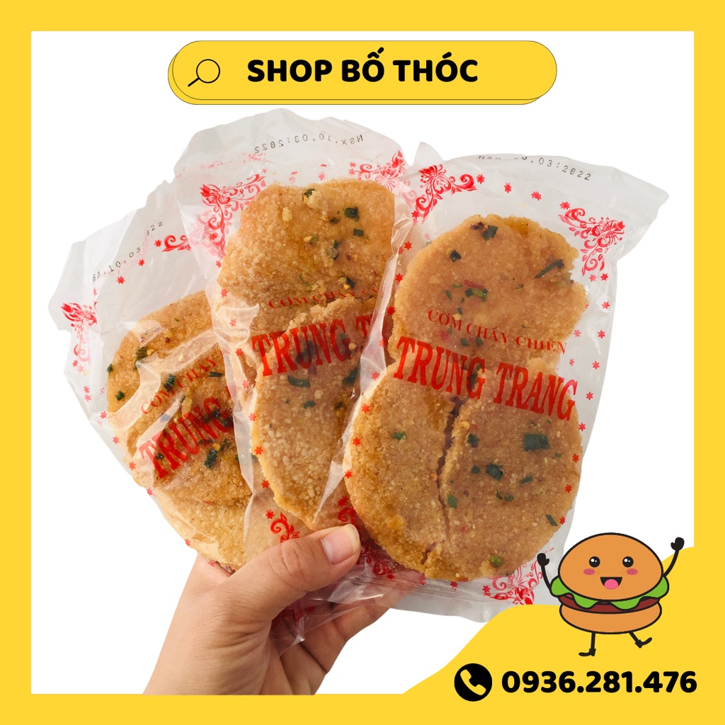 Gói 3 miếng cơm cháy chiên mắm hành