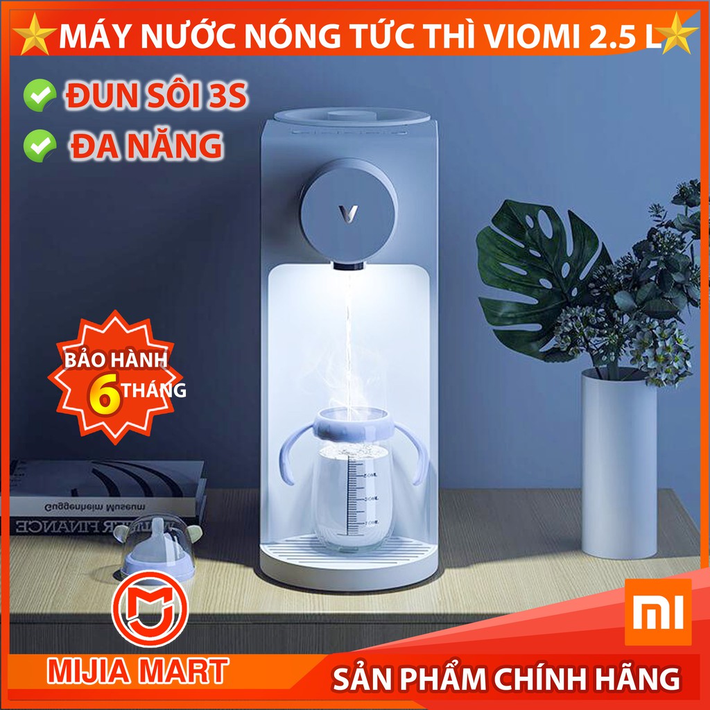 ✅Máy nước nóng tức thì Xiaomi Viomi 2.5 lít. Đun siêu tốc 3s, 4 chế độ nhiệt, pha trà , pha sữa