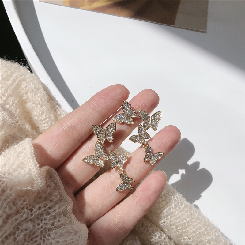 Bông tai chốt xỏ bạc S925 kiểu dáng thời trang phong cách Hàn Quốc