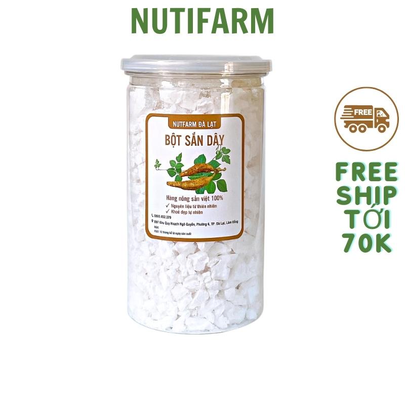 Bột sắn dây nguyên chất 450gr loại đặc biệt không pha bột mì NutiFarm đặc sản đà lạt