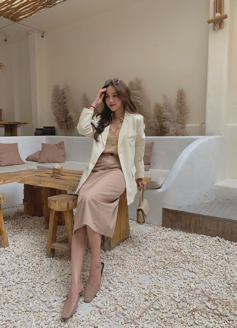 Blazer khuy túi 2 bên pastel AK-8865 | BigBuy360 - bigbuy360.vn