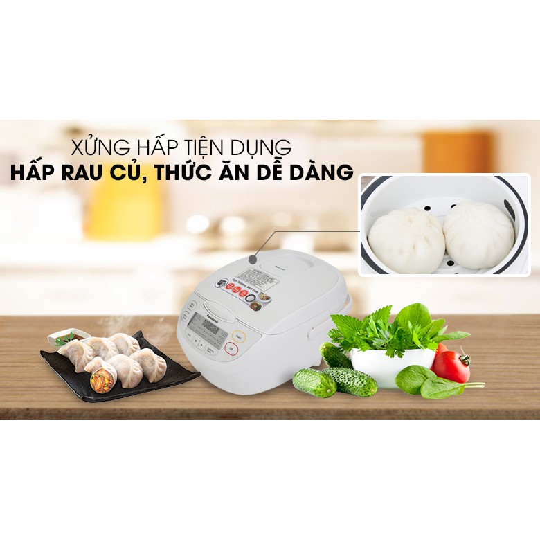 Nồi cơm điện tử Panasonic 1 lít SR-CL108WRA