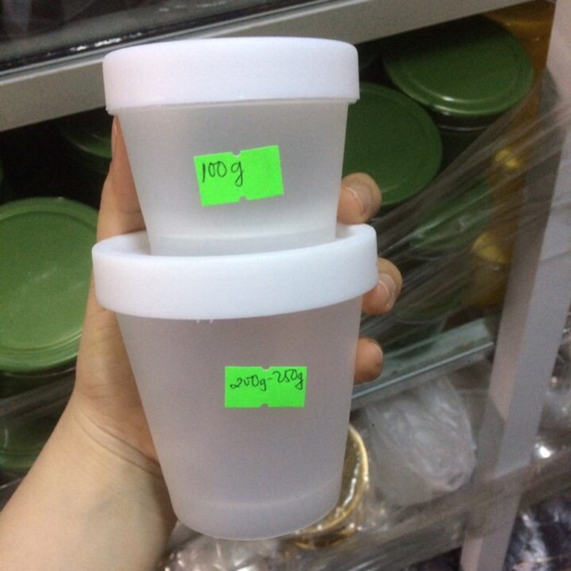 [100hủ]Hủ ly nhựa thái 100g