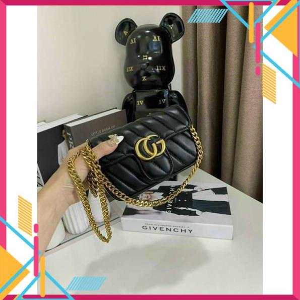 Túi GC marmont, SIZE 18, có dây đeo bụng 3 màu siêu xinh ,bảo hành 6 tháng lỗi 1 đổi 1 ,BLACKBAD