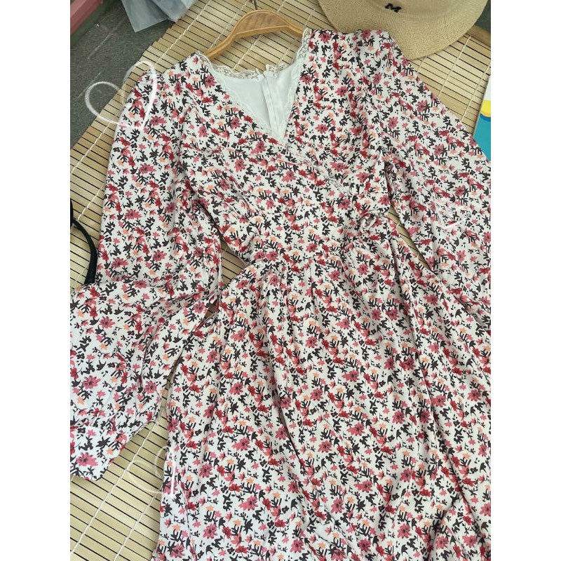 MAXI  HOA VIỀN REN