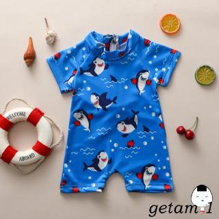 Đồ Bơi Liền Thân Hình Cá Mập Cho Bé Trai