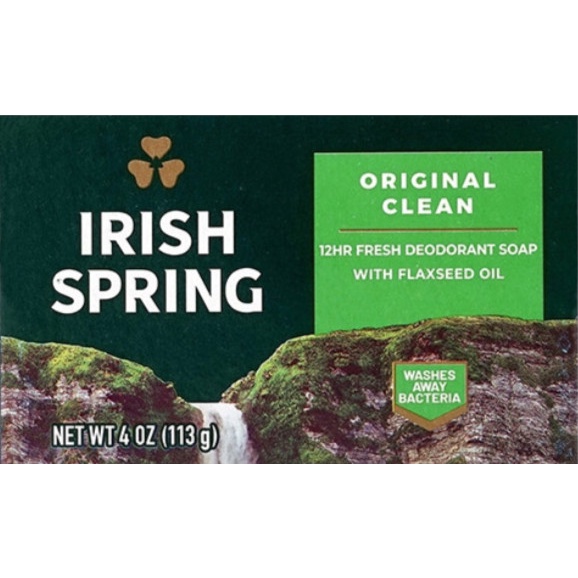 Xà Bông Cục IRISH SPRING With Flaxseed Oil 113g - Hàng Mỹ