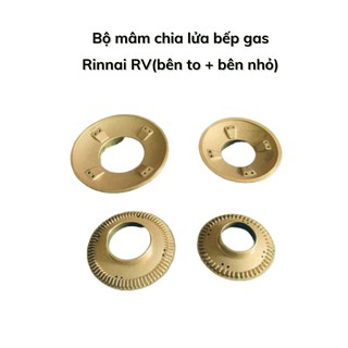 Bộ mâm chia lửa bếp gas Rinnai RV-365, 460, 660, 367, 375, 377, 577, 770, 870, 970 (bên to + bên nhỏ)
