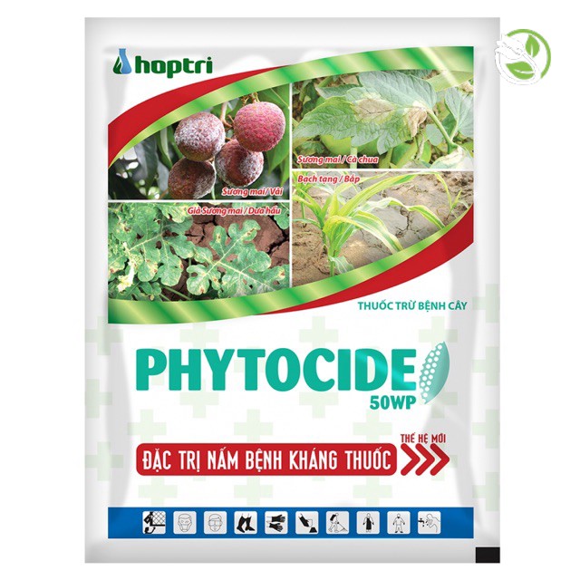 Thuốc Trừ Bệnh PHYTOCIDE 50WP -gói 15g- Đặc Trị Sương Mai - Chết Nhanh
