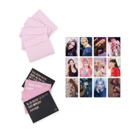[THESHOW] BLACKPINK LYRICS CARDS + PHOTOCARDS SET nguyên seal Photocard Blackpink