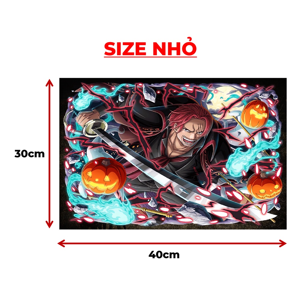 Poster trang trí Zoro 3D, E01