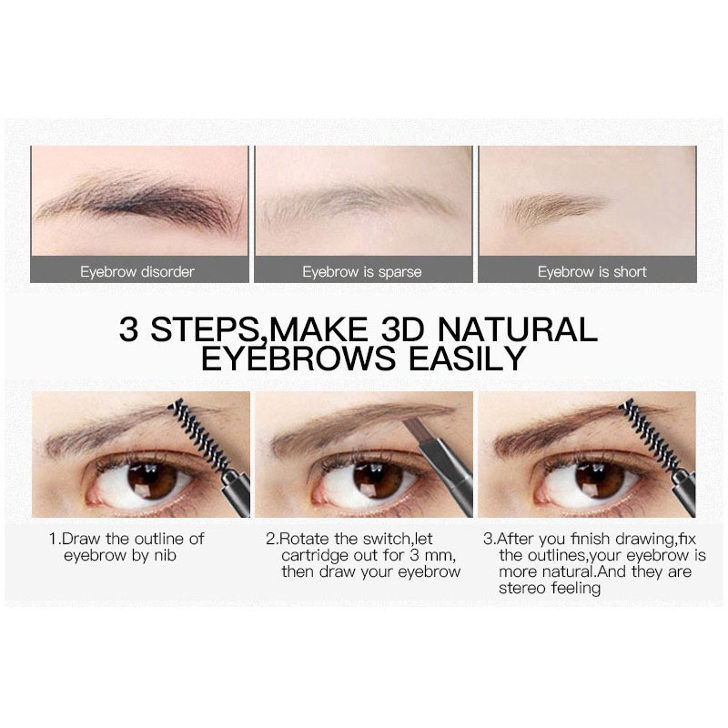 BBQN90 - Bút kẻ mày Maycreate 2 trong 1 KM25 5211001223 2 | BigBuy360 - bigbuy360.vn