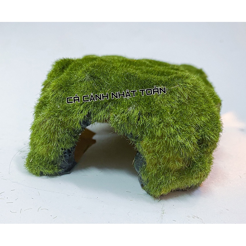 HANG PHỦ RÊU CHO TÔM TÉP CÁ NÚP TRANG TRÍ BỂ CÁ 13X8X3CM