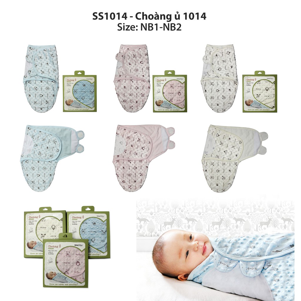 Choàn ủ bong bóng SS1014 - HELLO B&amp;B- HELLO BB