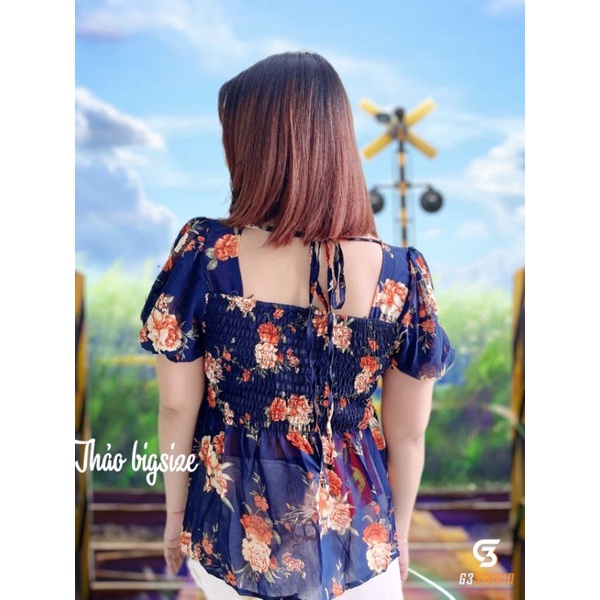 Bigsize 55 đến 90 ký áo hoa