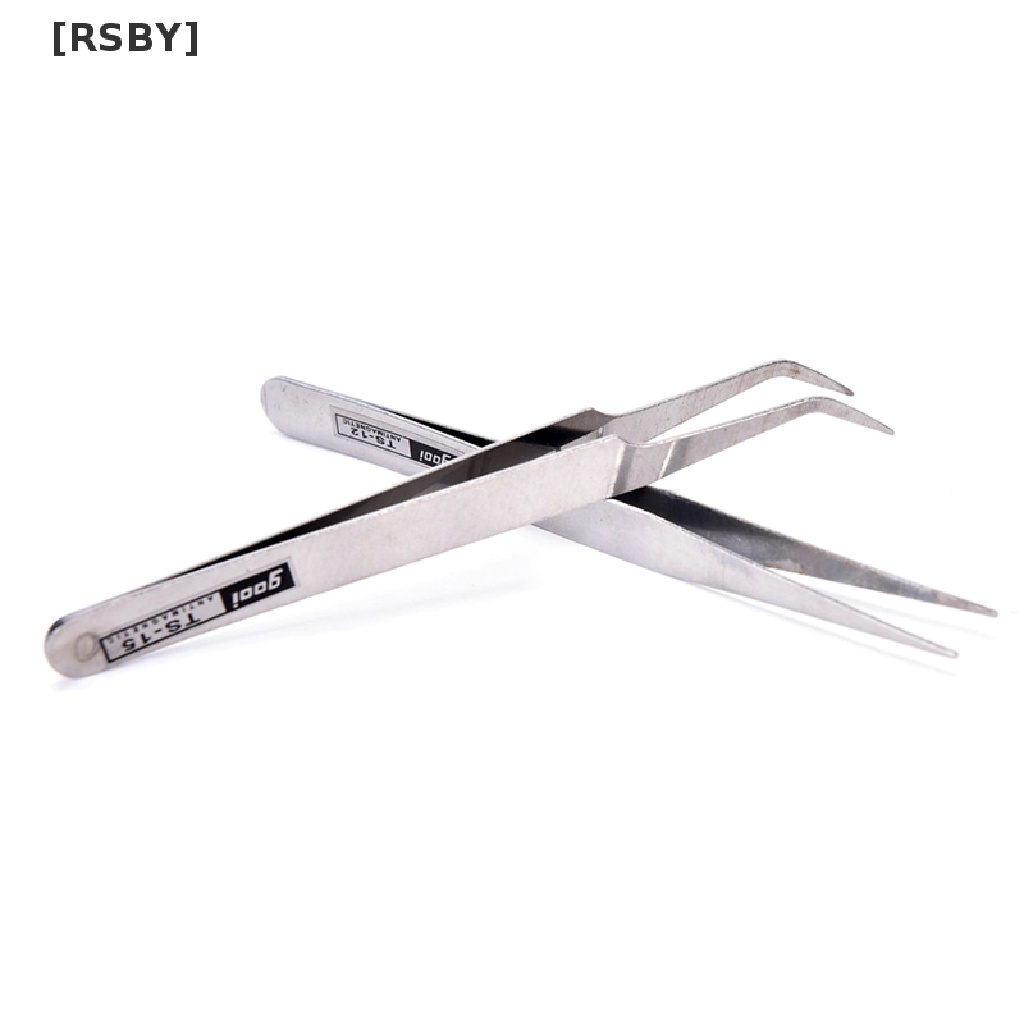 Set 2 Nhíp Inox Gắp Lông Mi / Trang Trí Móng Nghệ Thuật