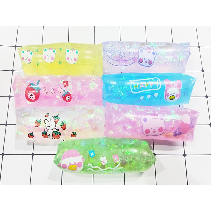 Túi trượt kim tuyến DCB29 túi trượt hologram đồ chơi bóp