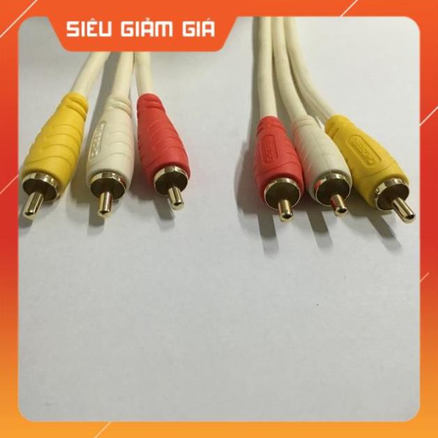 Dây loa CHOSEAL 6 đầu AV (5m) - Giá tốt nhất